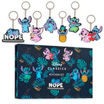 Disney Porte Clé Stitch Coffret Collection Lot Porte-Clés Accessoire Porte Clef Personnages Stitch Baby Yoda Mandalorian Porte Clef Original Idée Cadeau Officiel Officiel (Multicolore Stitch)