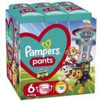 Pampers Pants Paw Patrol (Ryhmä Hau) -housuvaipat, koko 6, 14-19 kg, 120 kpl