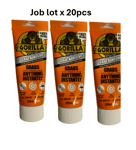 Gorilla Glue heavy duty grab adhesive white waterproof strong bond 200ml 20pcs