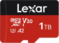 Carte Micro Sd 1 To, Carte Micro Sd Jusqu'À 160/120 Mo/S (R/W), Carte Mémoire Microsdxc Avec Adaptateur Sd, A2, U3, C10, V30, Carte Micro Sd