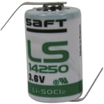 Saft - Pile spéciale 1/2 LR6 (aa) lithium LS14250HBG cosses à souder en z 3.6 v 1200 mAh 1 pc(s)