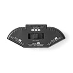 NEDIS Commutateur AV 3 Ports  3x Entrées RCA (RWY) - 1x Sortie RCA (RWY)  Noir