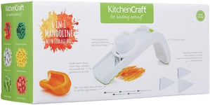 Kitchencraft Multi Purpose Slicer Grater Mandolin 6 In 1 With Storage Box