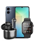 Samsung Galaxy A06 4GB 128GB 4G (Brand New) + Smart Watch (Y23) + TWS Earbuds (EQ7) (Bundle Deal)