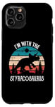 iPhone 11 Pro I'm With The Dinosaur Styracosaurus, Retro Dino Gifts Kids Case