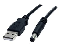 Startech.Com Usb Till 5,5 Mm Strömkabel - Cylindrisk Kontakt Av Typ M - 91 Cm - Strömkabel - Usb (Endast Ström) (Hane) Till Dc-Uttag 5,5 Mm (Hane) - 91 Cm - Formpressad - Svart - För P/N: Dvi2vgacon, Spdif2aa, St122le, St122lea, St122proa