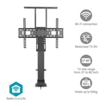 Nedis Motorisert TV-heis | 37 - 80 " | Maximum skjerm vekt: 60 kg | Innebygd skapdesign | Heis rekkevidde: 68 - 158 cm | Fjernstyrtkontrolert | ABS / Stål | Sort