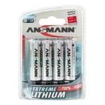 Ansmann Extreme Lithium 4x AA Battery