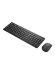 Lenovo Essential Wireless Combo Gen 2 - keyboard and mouse set - French - black Input Device - Näppäimistö ja Hiirisetti - Ranskalainen - Musta