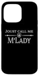 Coque pour iPhone 14 Pro Max Costume de fête de la Renaissance My Lady Joust Larp