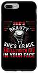 iPhone 7 Plus/8 Plus Boxing Girl Vintage She'S Beauty She'S Grace She'Ll Punch Case