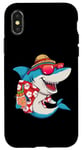 iPhone X/XS Shark Hawaiian Funny Aloha Hawaii Holidays Beach Lover Fan Case