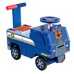 Paw Patrol Ride on Chase – Wooden Truck for Kids – Indoor/Outdoor Balance Toy with Storage – 4-Wheel Scooter for Motor Skill Development – FSC Certified for Ages 3 Years and Up