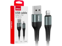 Amio Laddkabel För Bil Usb-A - Lightning Iphone 3A 100Cm Fulllink Amio-03913