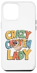 Coque pour iPhone 12 Pro Max Crazy Chicken Lover Hen Mom, Farm Fresh Eggs Farmer