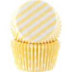 Cacas - Muffinsform 50 stk gul pastell