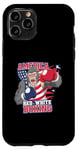 Coque pour iPhone 11 Pro America Red White Boxing Pride - Gorilla Boxing