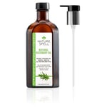 Nature Spell Rosemary Oil For Hair With Easy-Pump Oil Dispenser 150ml, Treats Dry, Damaged Hair & Targets Hair Growth, Made In The UK