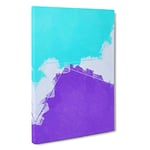 Live for the Lost in Abstract Canvas Print for Living Room Bedroom Home Office Décor, Wall Art Picture Ready to Hang, 30 x 20 Inch (76 x 50 cm)