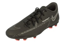 Nike Phantom Gt2 Club Fg/mg Mens Football Boots Black material_Synthetic - Size UK 10.5