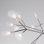 Heracleum III Large taklampa nickel