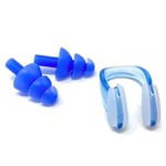 Kit Bouchons d’Oreilles et Pince-nez Natation - Bouchons Nez et Oreilles Piscine - Sport en eau - Bouchons Nez/Oreilles Enfants et Adultes - Unisexe - Natation Synchronisé - Quantité: 1 pièce