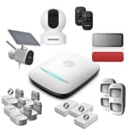 Pack Alarme PA531Z - Système d'alarme Full 4G & Zigbee, Compatible Animaux, Qualité Professionnelle, Contrôle à Distance, Sirène extérieure, 2 Caméras, Compatible avec Amazon Alexa, Google Home