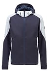 BOSS Mens J Flint Colour-Block Zip-up Jacket with Logo-Print Hood