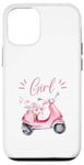 iPhone 12/12 Pro Cute Scooter Girl Art For Women Kids Scooter Life Lover Case