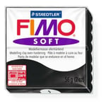 Staedtler Fimo Soft Black (9) Oven Bake Modelling Clay Moulding Block 56g