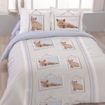 Dourev - Housse de couette 240x220 Lovely friend + 2 taies coton 52 fils