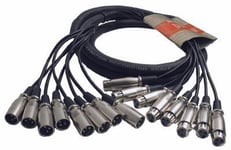 Hosa 8 par XLR han/hun 3m