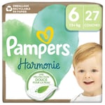 Couches Bébé Harmonie 13+ Kg Taille 6 Pampers - Le Pack De 27 Couches