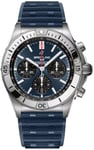 Breitling AB0134101C1S1 Chronomat B01 42 Blå/Gummi Ø42 mm