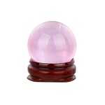 jieGorge HOT!30mm Natural Quartz Magic Crystal Ball Healing Ball Sphere And Stand, Home Decor for Easter Day (Multicolor)