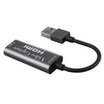 Carte de Capture Audio vidéo, carte de Capture de jeu HD 1080P USB 2.0 carte de Capture HDMI vers USB pour l'acquisition haute définition/jeu en