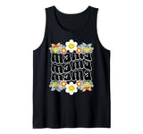 Mama Bear Groovy Retro Mother's Day Gift for Mom Wife Tank Top