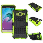 Samsung Galaxy J3 2016      Heavy Duty Case    Green