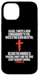 Coque pour iPhone 14 1 Jean 2:8 Écriture des versets de la Bible