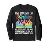 Funny Sarcastic Some People Are Like Slinkies Long Sleeve T-Shirt