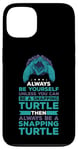 Coque pour iPhone 13 Turtle Snapping What Can I Say Aligator Tortue cassante