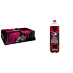 Pepsi Max Cherry, 330ml Can, Pack of 24 & Max Cherry,2 l (Pack of 1)