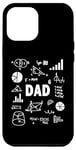 iPhone 12 Pro Max Dad 6 Times Dad of 6 Math Father to the 6th Power Case