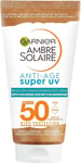 Garnier Ambre Solaire Anti-Age Face Cream SPF50, Super UV Protection, 50ml