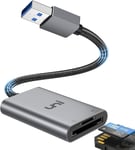 Uni SD Card Reader, USB 3.0 to TF/SD Card Adapter, High-Speed Memory Card Camera