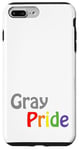 Coque pour iPhone 7 Plus/8 Plus Gris Pride coloré