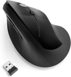 Kensington Wireless Mouse - Pro Fit Ergonomic Vertical 2.4GH Wireless Mouse wit