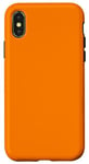 Coque pour iPhone X/XS Couleur orange