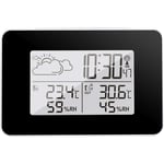 Einemgeld - Station météo sans Fil, hygromètre pour thermomètre extérieur intérieur avec capteur extérieur Écran lcd Moniteur d'humidité numérique de