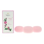 Yardley Unisex English Rose Soap 3 x 100g - One Size